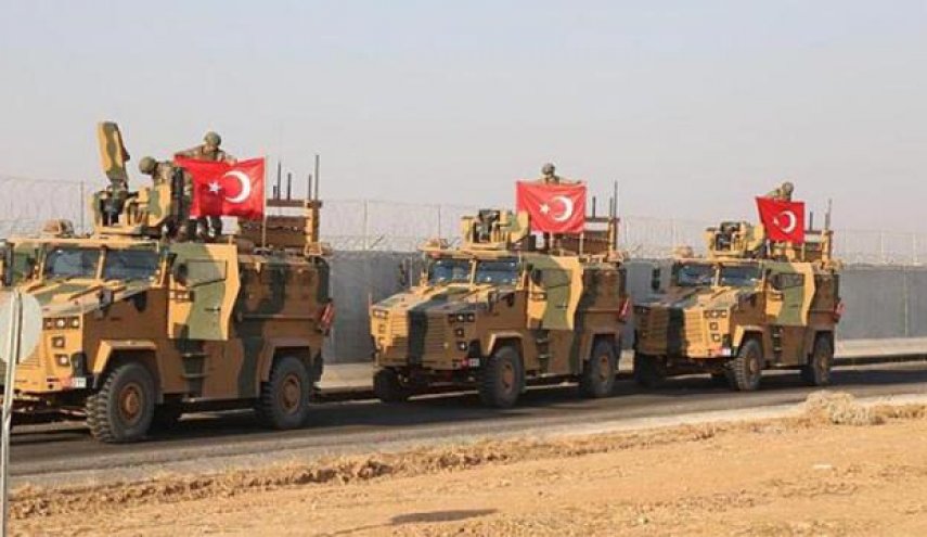 ورود کاروان نظامی ترکیه به ادلب سوریه

