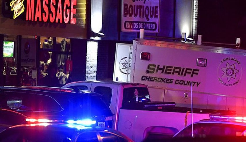 8 کشته بر اثر تیراندازی در سه سالن در منطقه آتلانتا