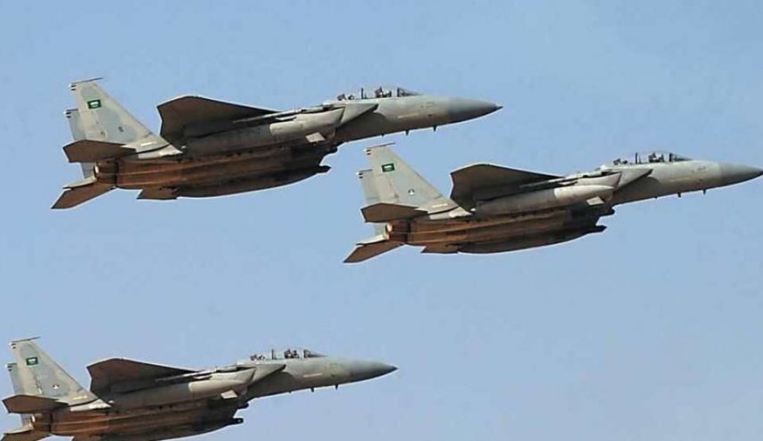بمباران گسترده مارب از سوی جنگنده های سعودی