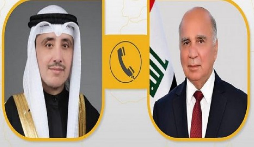 اتصال هاتفي بين وزير الخارجية العراقي ونظيره الكويتي