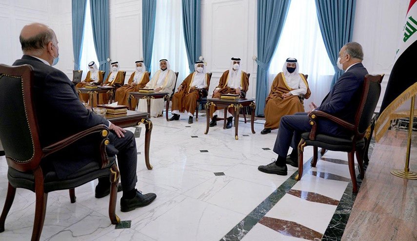 تفاصيل لقاء رئيس الوزراء العراقي مع وزير الخارجية القطري
