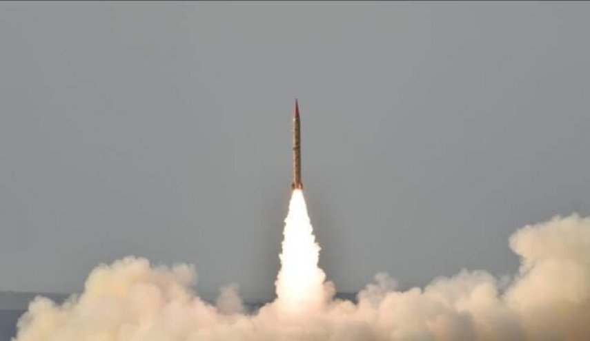 پاکستان موشک بالستیک زمین به زمین آزمایش کرد