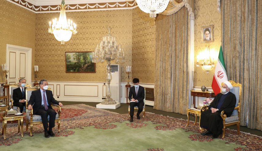 دیدار وزیر خارجه چین با رئیس جمهور
