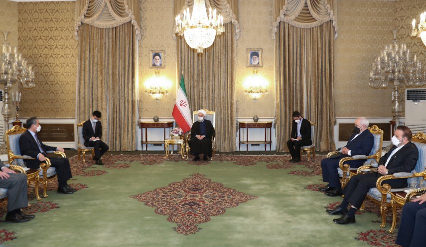 روحاني : العلاقات مع الصين استراتيجية وينبغي تعزيزها في جميع المجالات 