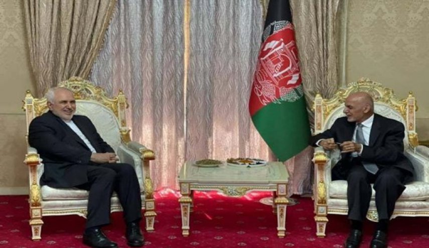 ظريف واشرف غني يبحثان عملية السلام في افغانستان