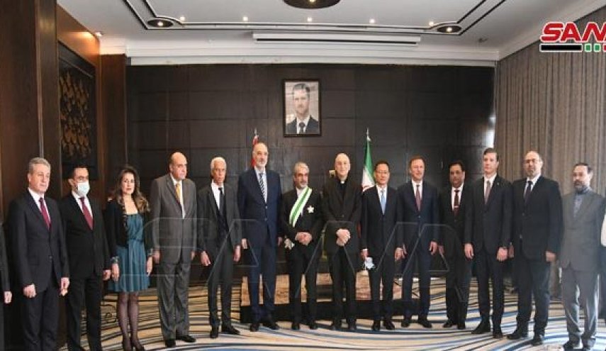 الخارجية السورية تقيم حفل وداع للسفير الإيراني بدمشق