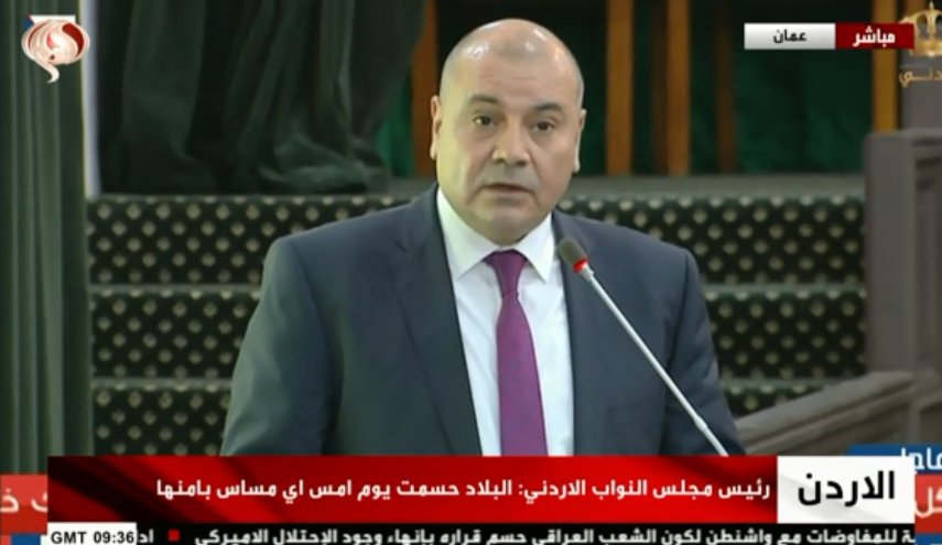سخنرانی رئیس مجلس اردن درخصوص کودتای نافرجام