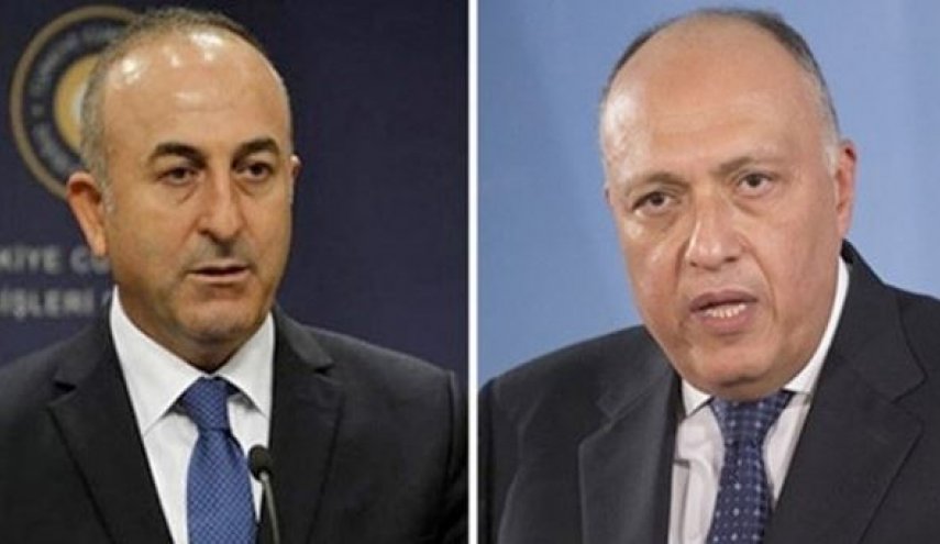 أول اتصال هاتفي مباشر بين وزيري خارجية تركيا ومصر 