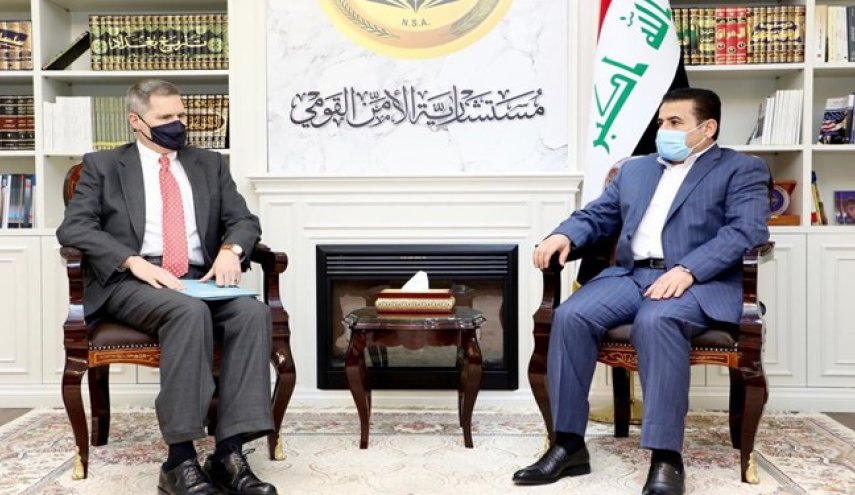 ایران و تحولات منطقه، محور دیدار سفیر آمریکا با مشاور امنیت ملی عراق
