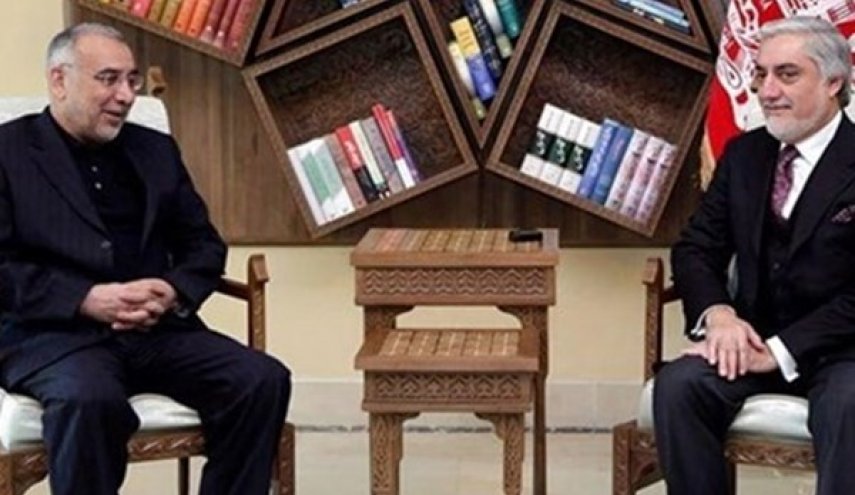 مبعوث الخارجية الايرانية يجري مباحثات مع عبد الله عبد الله