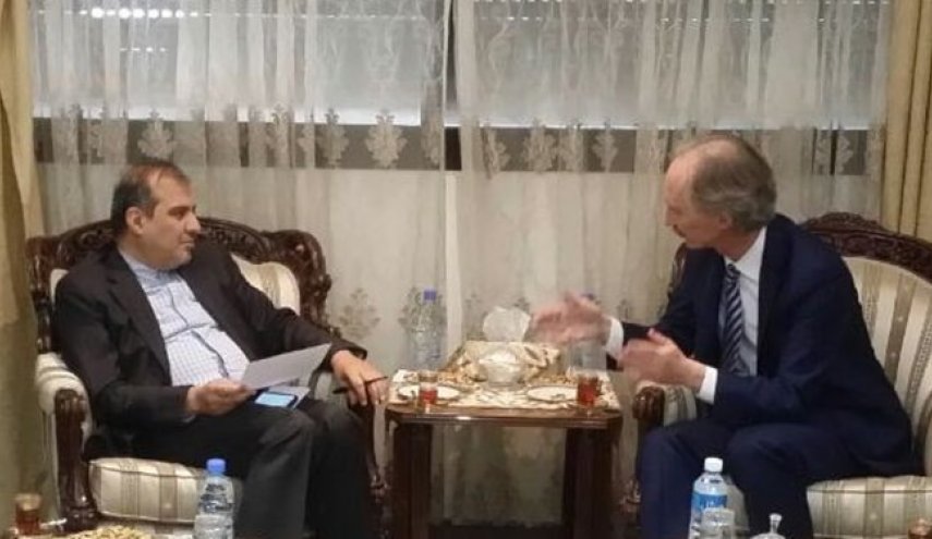 رایزنی خاجی با نماینده دبیرکل سازمان ملل در امور سوریه
