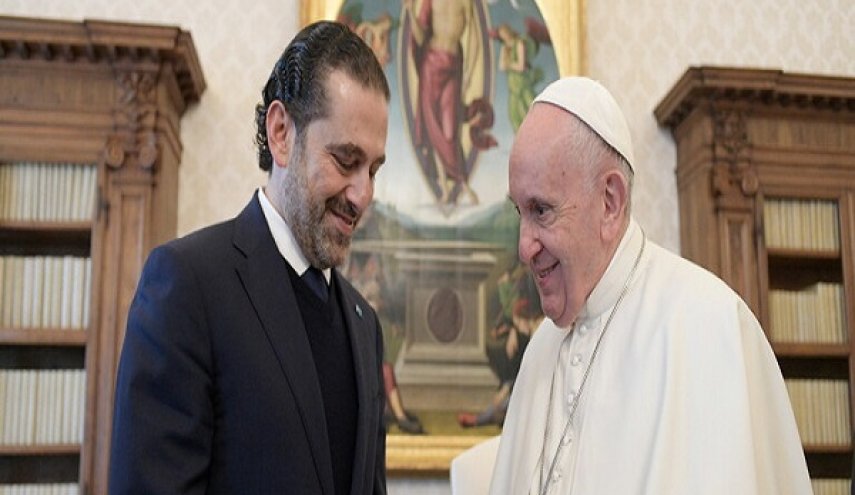 الحريري يعلن موعد زيارة بابا الفاتيكان الى لبنان 