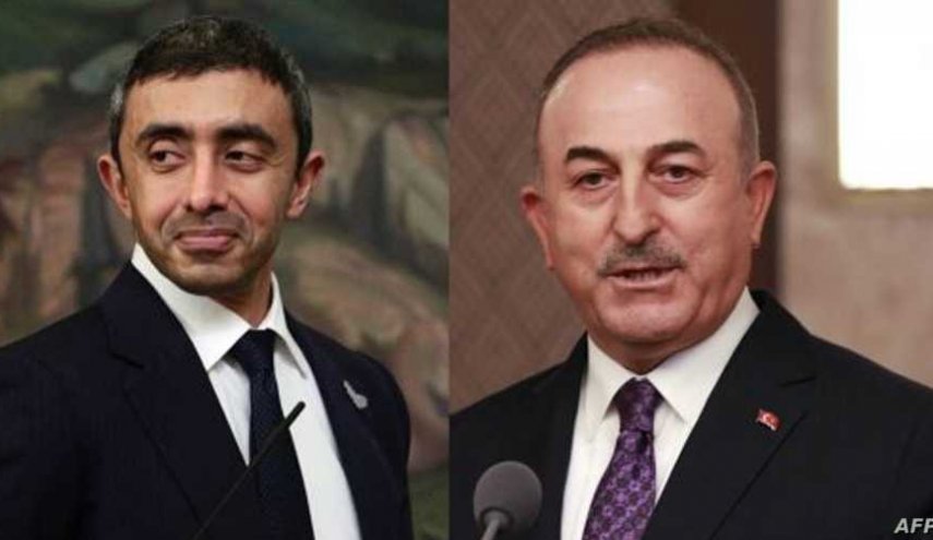 اولین تماس وزرای خارجه ترکیه و امارات پس از سال‌ها
