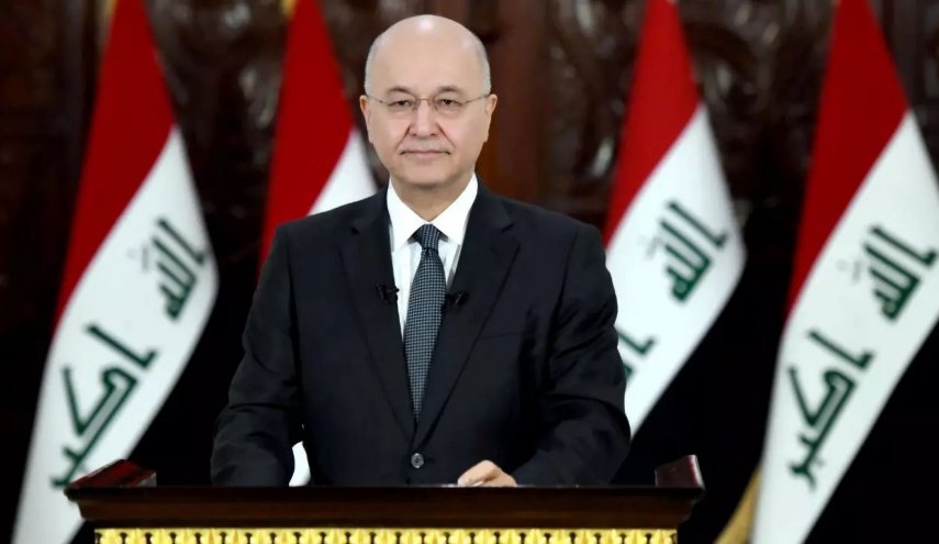 الرئيس العراقي يطالب بمحاسبة المقصرين عن حريق ابن الخطيب