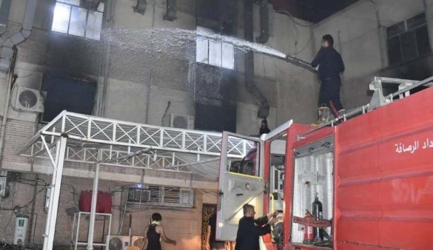 وزير الصحة الإيراني يعزي بضحايا حادث مستشفى في بغداد