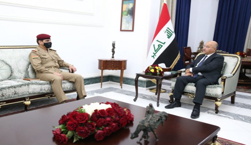 الرئيس العراقي يشدد على تعزيز قدرات الأجهزة الأمنية