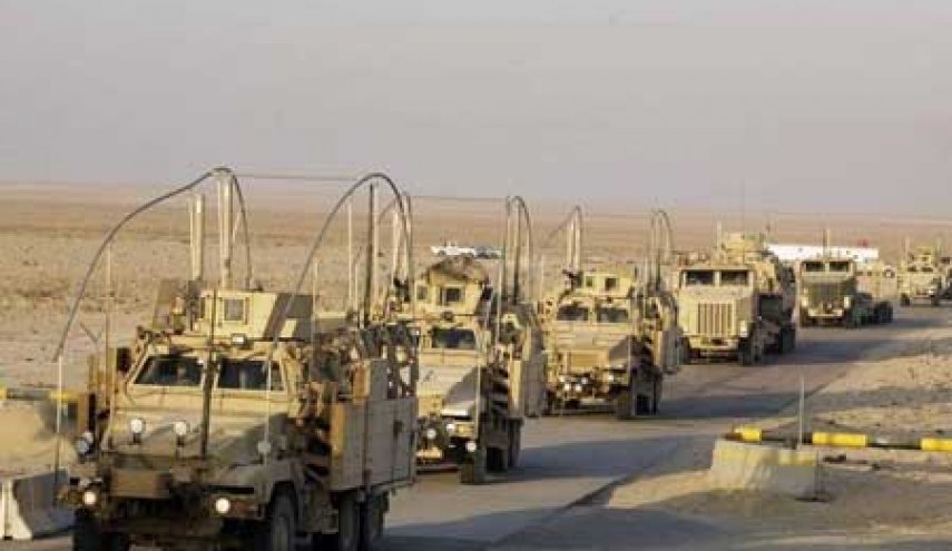 دومین کاروان ارتش آمریکا در عراق هدف حمله قرار گرفت

