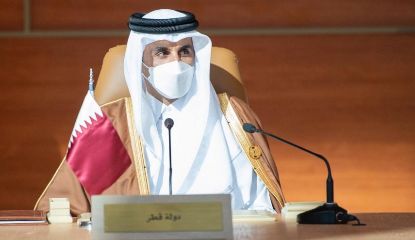 أمير قطر يلتقي وزير سعودي في الدوحة