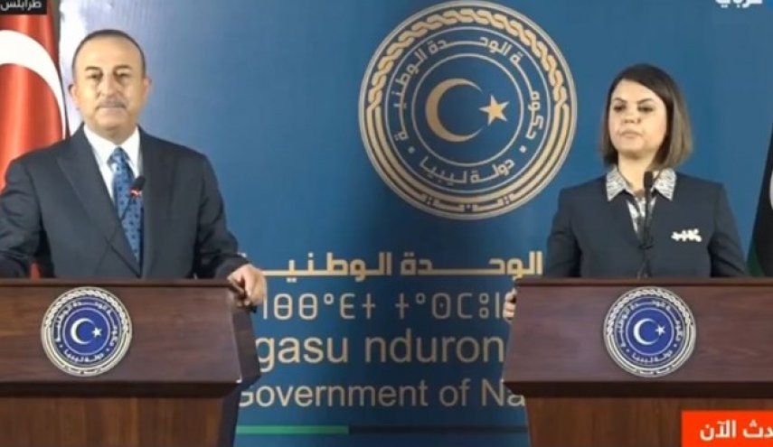 دیدار وزیران خارجه ترکیه و لیبی