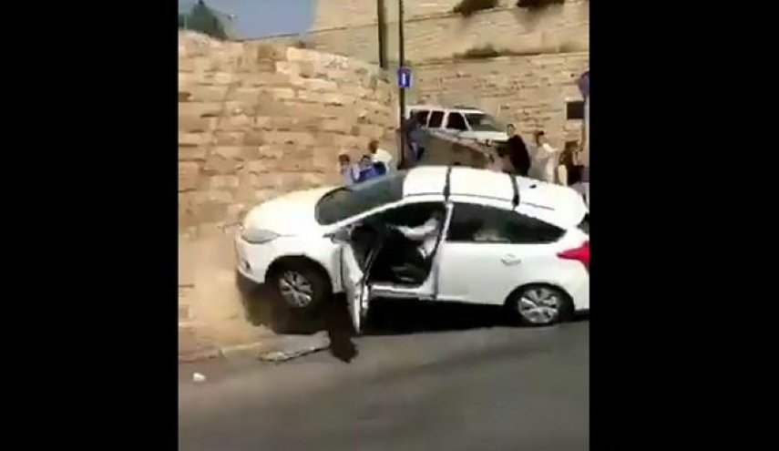 شهرک‌نشین صهیونیست چند معترض فلسطینی را با خودرو زیر گرفت+فیلم
