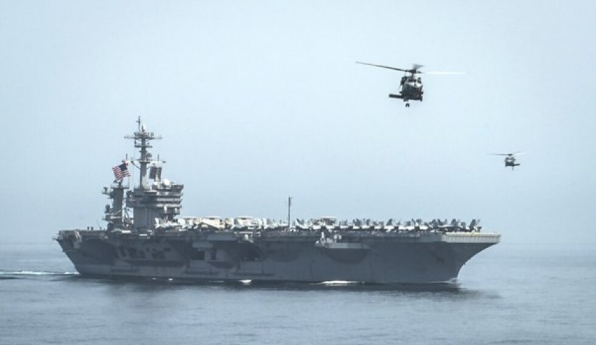 البنتاغون يزعم : زوارق ايرانية نفذت مناورة غير آمنة أمام سفن أميركية 