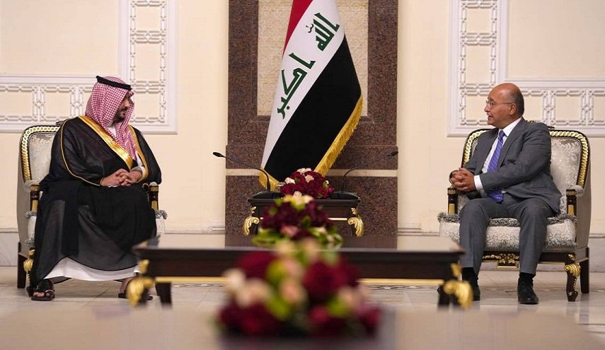 بن سلمان يلتقي في بغداد بالرئاسات العراقية الثلاث