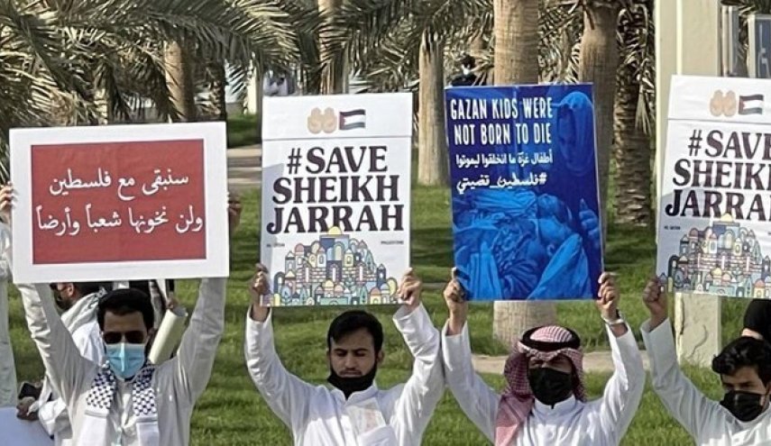 تظاهرات در کویت و قطر برای اعلام همبستگی با ملت فلسطین
