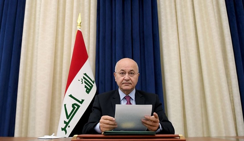 الرئيس العراقي يدين الاعتداءات الصهيونية ضد الشعب الفلسطيني