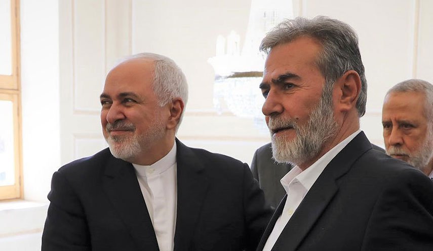 ظريف يؤکد استعداد إيران لدعم الشعب الفلسطيني والمقاومة