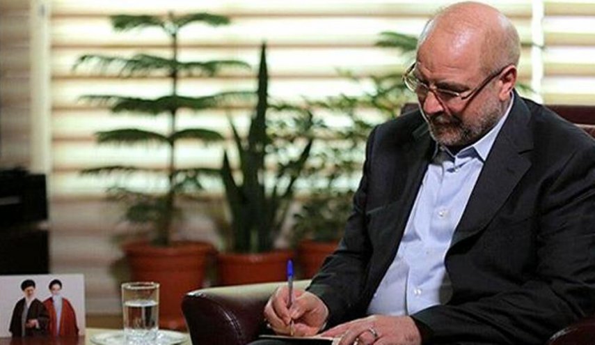 رئيس البرلمان الايراني يهنئ نظراءه في الدول الاسلامية