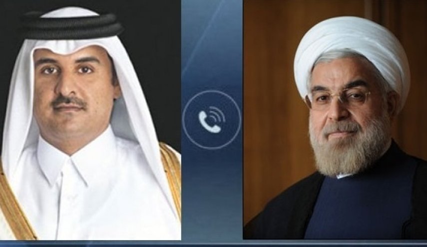 روحانی در گفت وگو با امیر قطر خواستار نقش فعال سازمان همکاری اسلامی در تحولات فلسطین شد