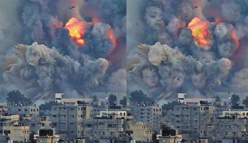 لحظه بمباران و تخریب ساختمان وزارت کشور فلسطین در جنوب رفح