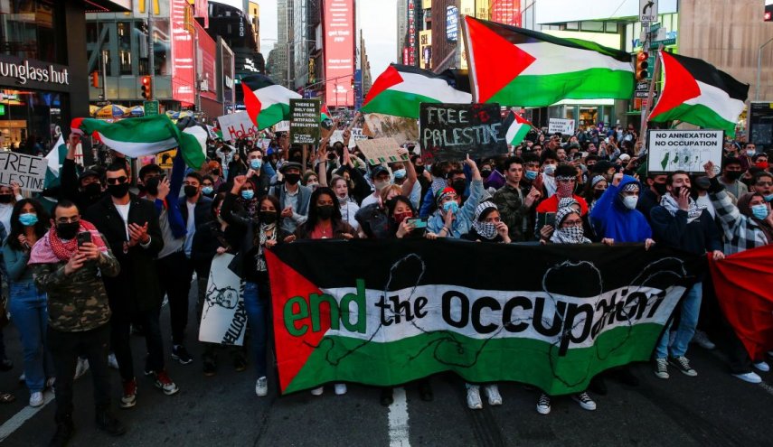 الولايات المتحدة.. مظاهرات مؤيدة للفلسطينيين تناشد بايدن بالتوقف عن دعم إسرائيل