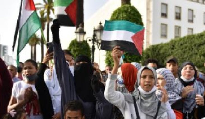 اعتراض مردم در 50 شهر مغرب علیه جنایات رژیم صهیونیستی
