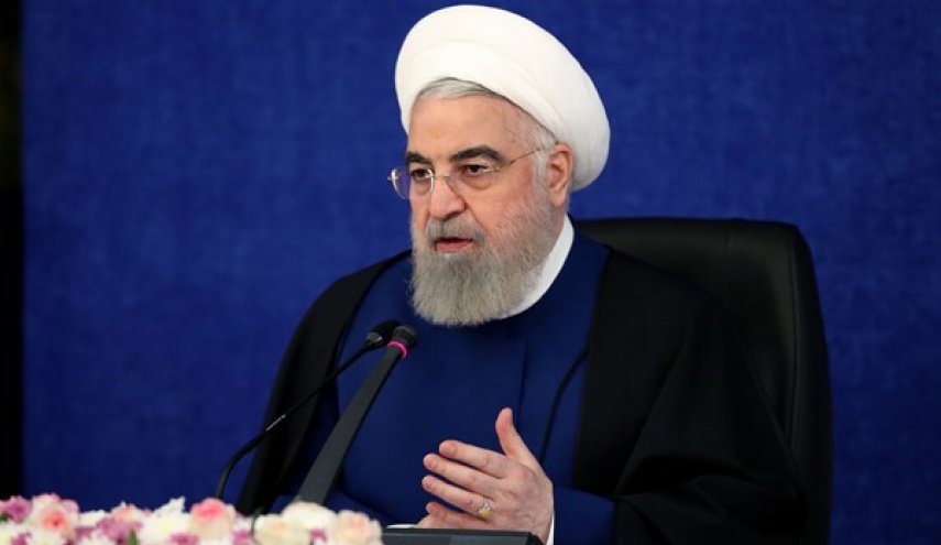 الرئيس روحاني: سنقصم ظهر الحظر وكورونا