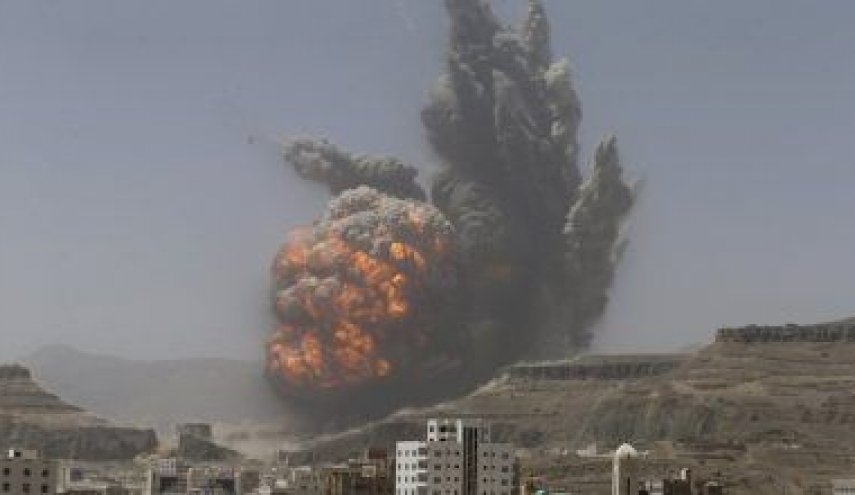 حمله هوایی گسترده جنگنده های سعودی به استان مأرب 
