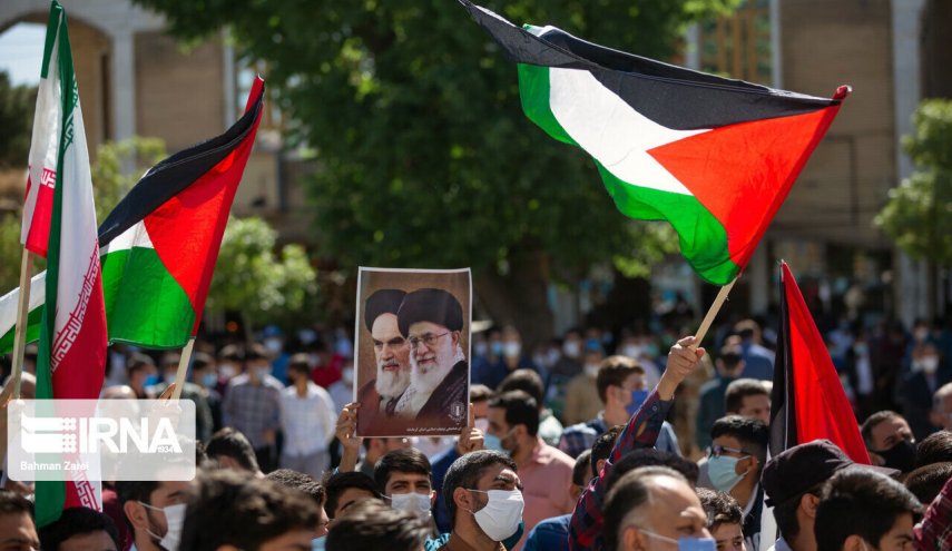 وقفة تضامنية في طهران دعماً للمقاومة الفلسطينية