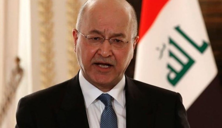 الرئيس العراقي: لا استقرار في المنطقة دون تحقيق العدالة للشعب الفلسطيني