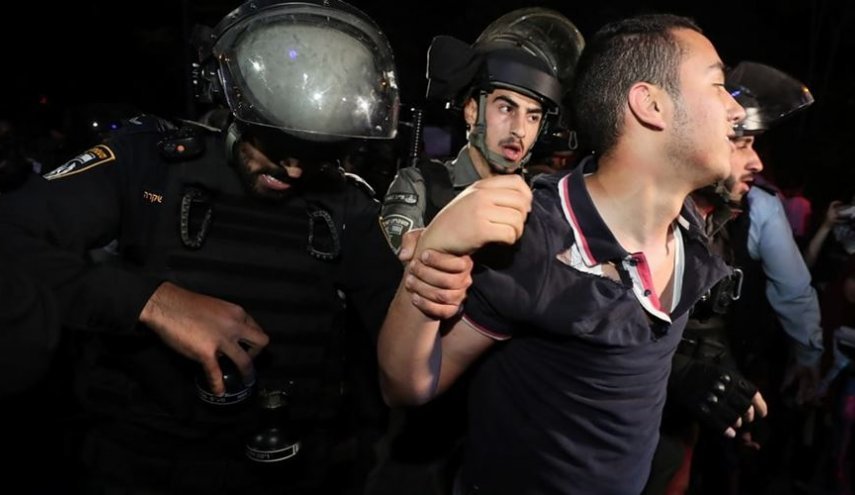 سرکوب تظاهرات فلسطینی ها برای رفع محاصره محله شیخ جراح/ 4 نفر مجروح شدند