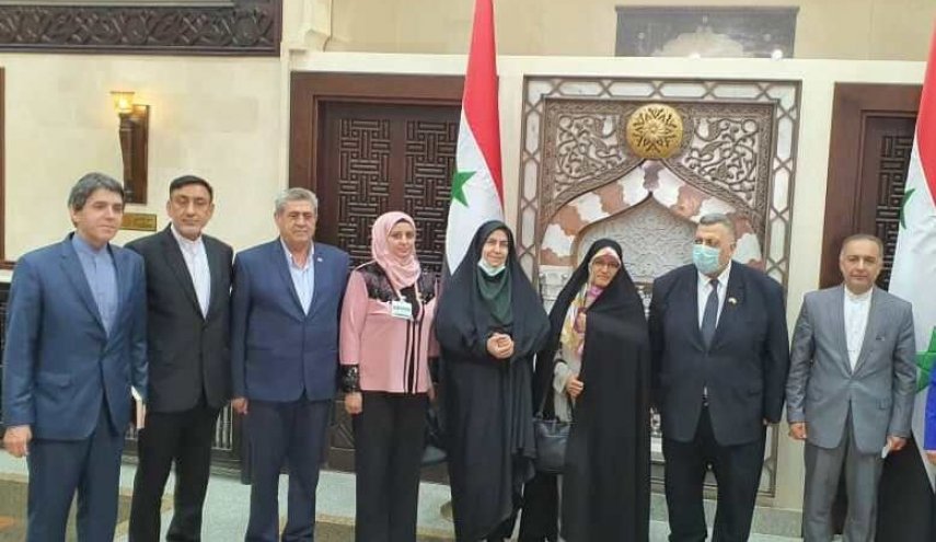 هیات پارلمانی ایران با رئیس مجلس سوریه دیدار کرد
