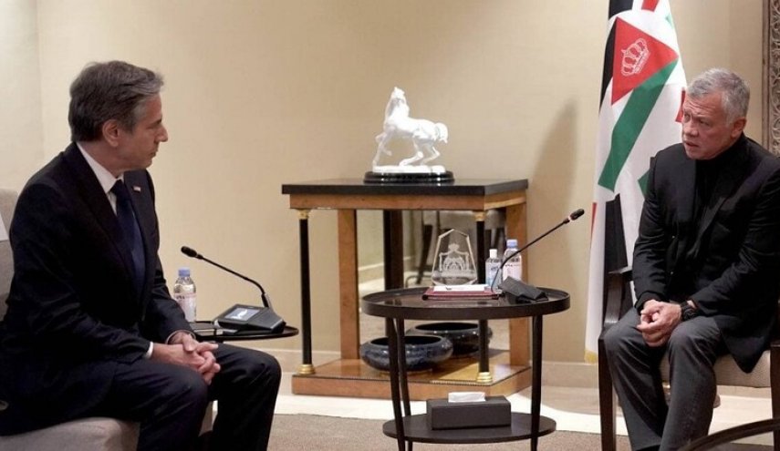الملك الأردني لبلينكن: من الضروري الحفاظ على الوضع التاريخي بالقدس