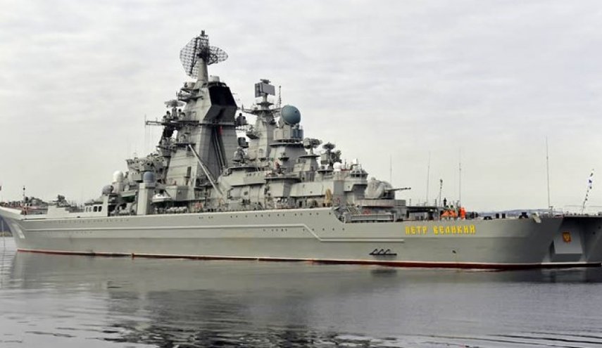 رزمایش دریایی روسیه با حضور رزمناو هسته‌ای