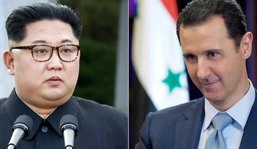 رهبر کره شمالی پیروزی بشار اسد را تبریک گفت
