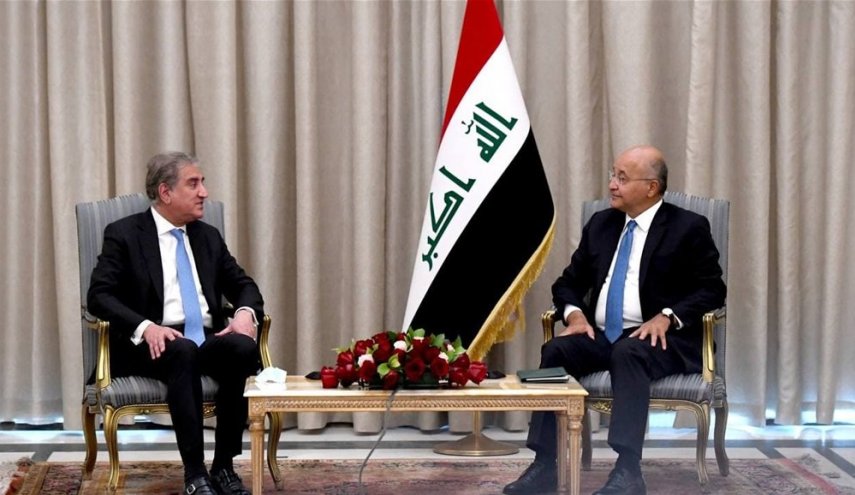 الرئيس العراقي يستقبل وزير الخارجية الباكستاني في قصر السلام
