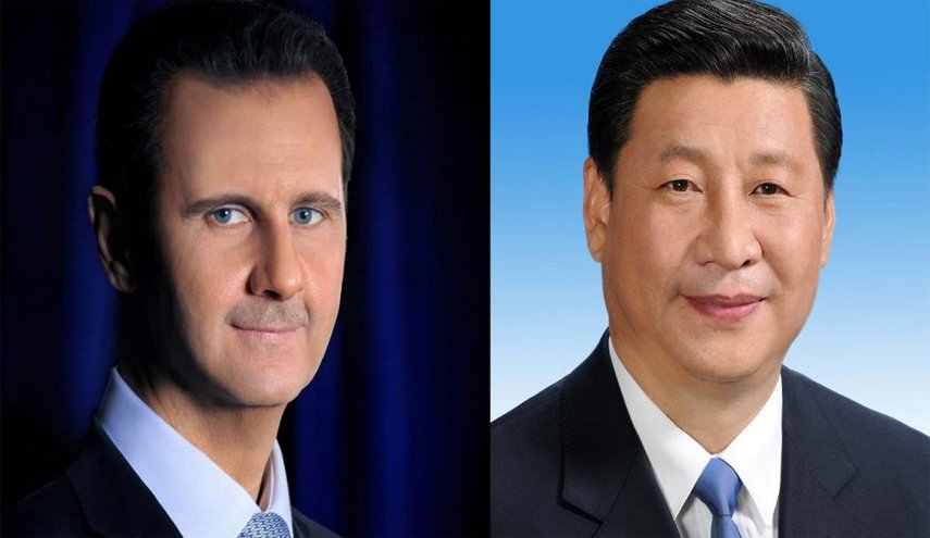 الرئيس الأسد يتلقى برقية تهنئة من الرئيس الصيني بفوزه بالانتخابات الرئاسية