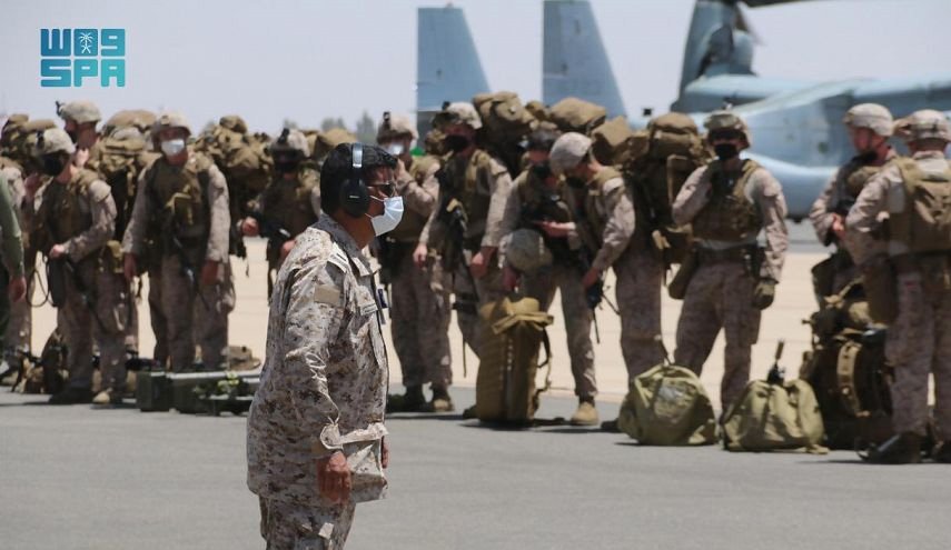 رزمایش مشترک نظامیان ریاض و واشنگتن در شمال عربستان سعودی