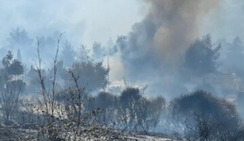 آتش‌سوزی گسترده در قدس اشغالی
