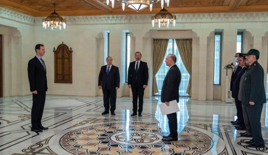 الرئيس الأسد يتقبل أوراق اعتماد سفيري إيران وفلسطين لدى سوريا