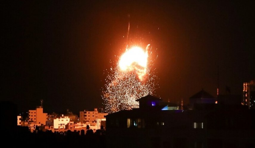 طائرات حربية صهيونية تقصف مواقع المقاومة جنوب قطاع غزة