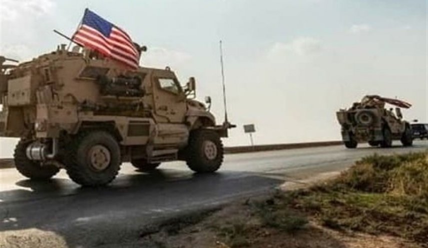 ورود کاروان جدید تجهیزات نظامی آمریکا به حومه حسکه سوریه